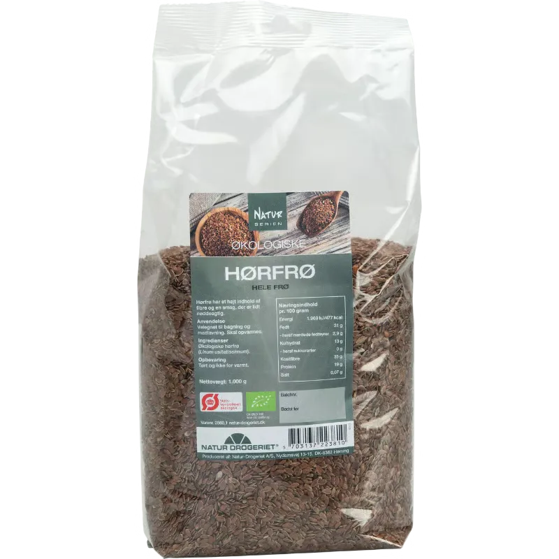 Natur Drogeriet Hørfrø hele Ø (1 kg)