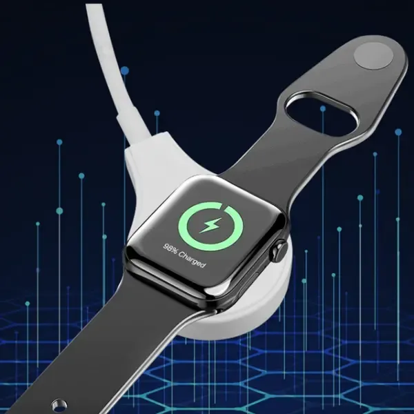 Trådløs iWatch Oplader. Magnetisk. USB-C.