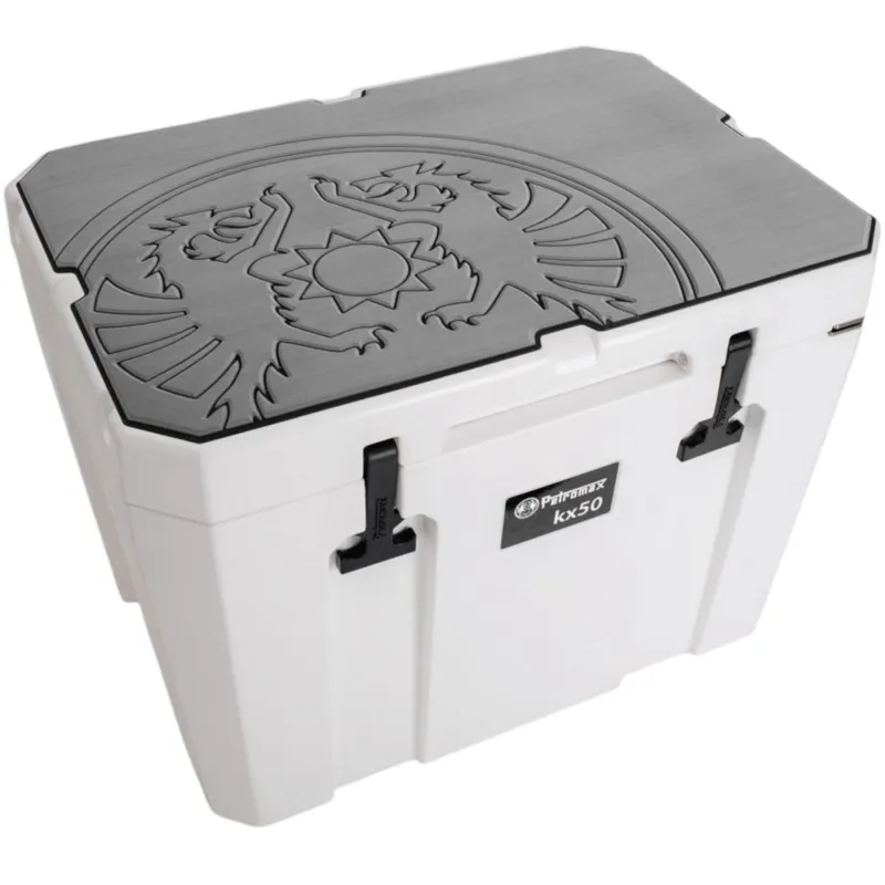 Petromax Adhesive Pad for Cool Box kx25, Selvklæbende Pude til Køleboks, Grå Logo