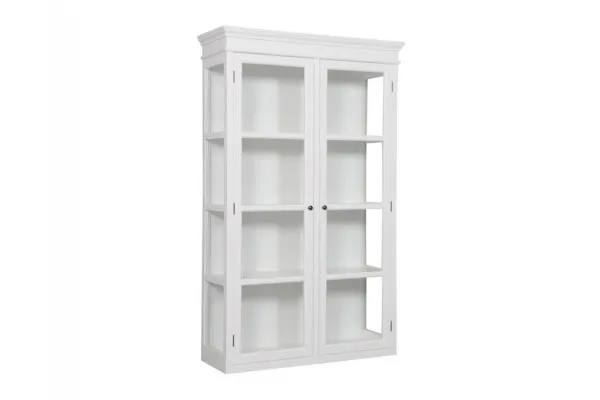 Birkholm Væghængt Vitrineskab - 170x100x38 cm Hvid