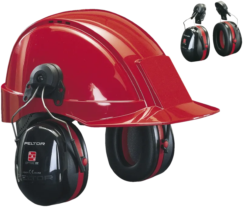 Peltor høreværn Optime III t/hjelm Hi-Viz