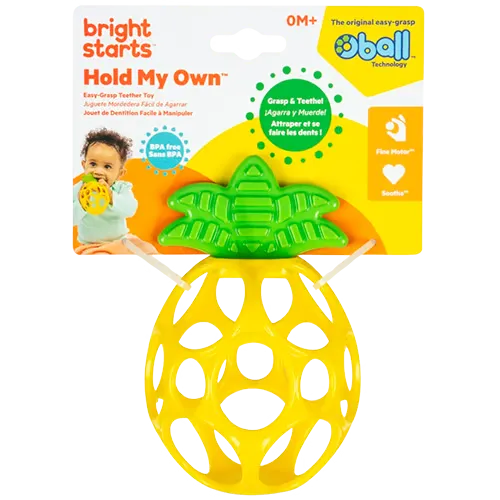 Oball Easy-Grasp Teether Toy Ananas (1 stk)