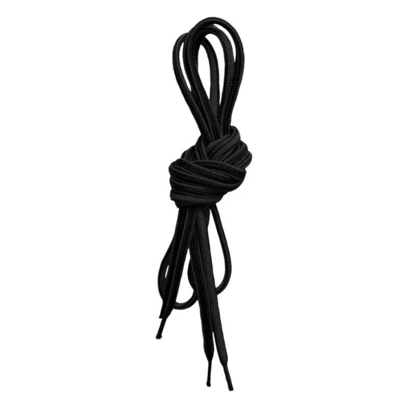 Lundhags Round Shoe Laces 150CM, snørebånd, sort