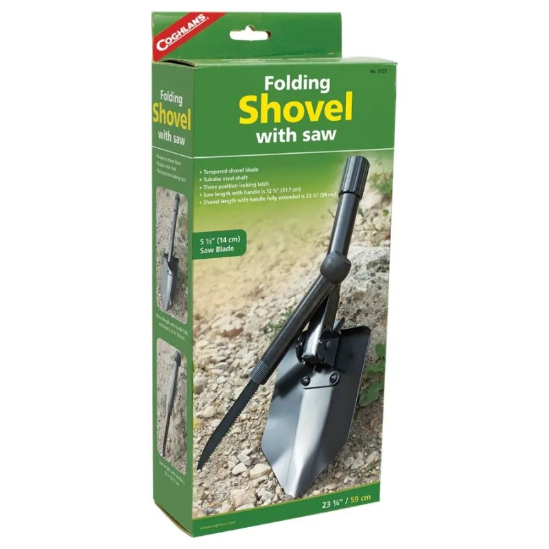Coghlans Folding Shovel With Saw, multisæt