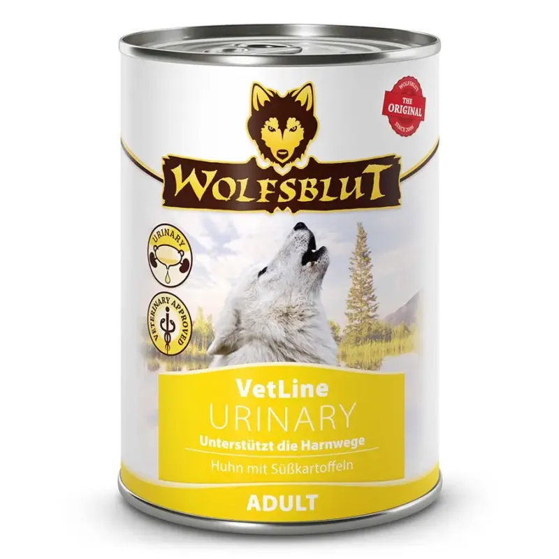 WolfsBlut VetLine Urinary dåsemad mod urinvejsproblemer, 395g
