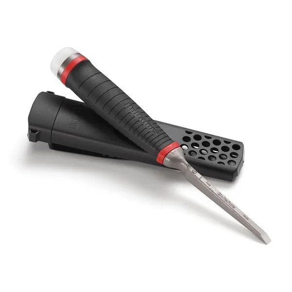 Stemmejern I-profil HDC 6 med skede, 6 mm bredde