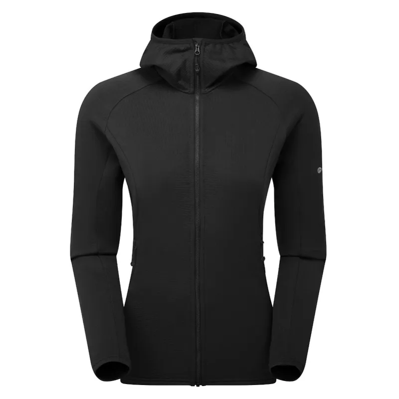 Montane F Protium Hoodie, fleecetrøje, dame, sort