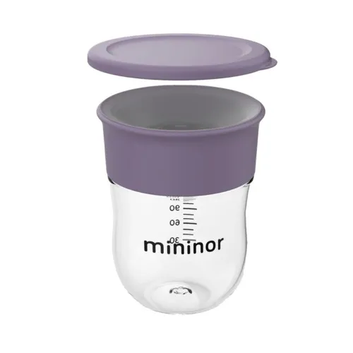 Mininor Training Cup, 220 Ml, Lilac Flower
