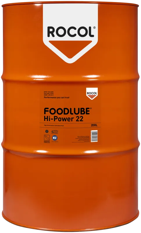 Foodlube Hi-Power 22 fuldsynt. hydraulikolie 200l