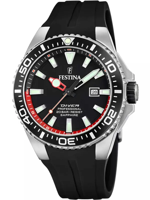 Festina F20664/3 Herreur Professional Diver Day-Date