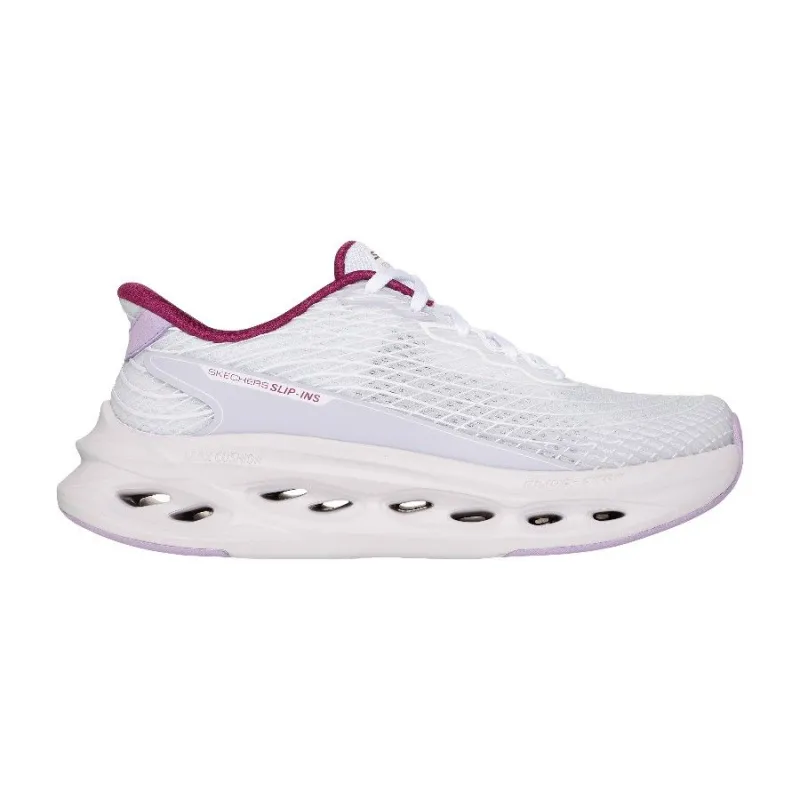 Skechers Max Cushioning Glide-Step - Sapphire, sko, dame, hvid