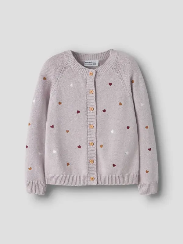 Teart Strik Cardigan - LILACMARBL - 104