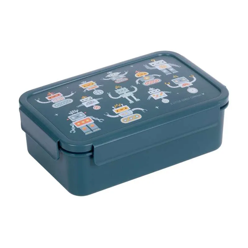 A Little Lovely Company Ruminddelt Bento Madkasse - Robots