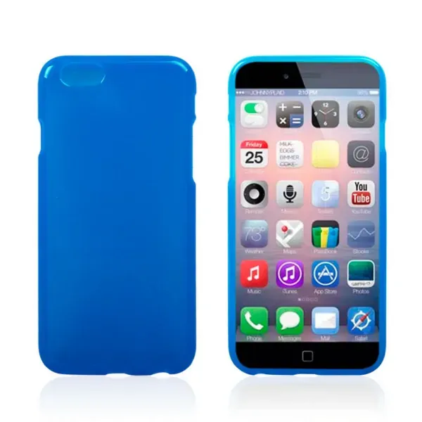 iPhone 6/6S TPU cover. Blå.