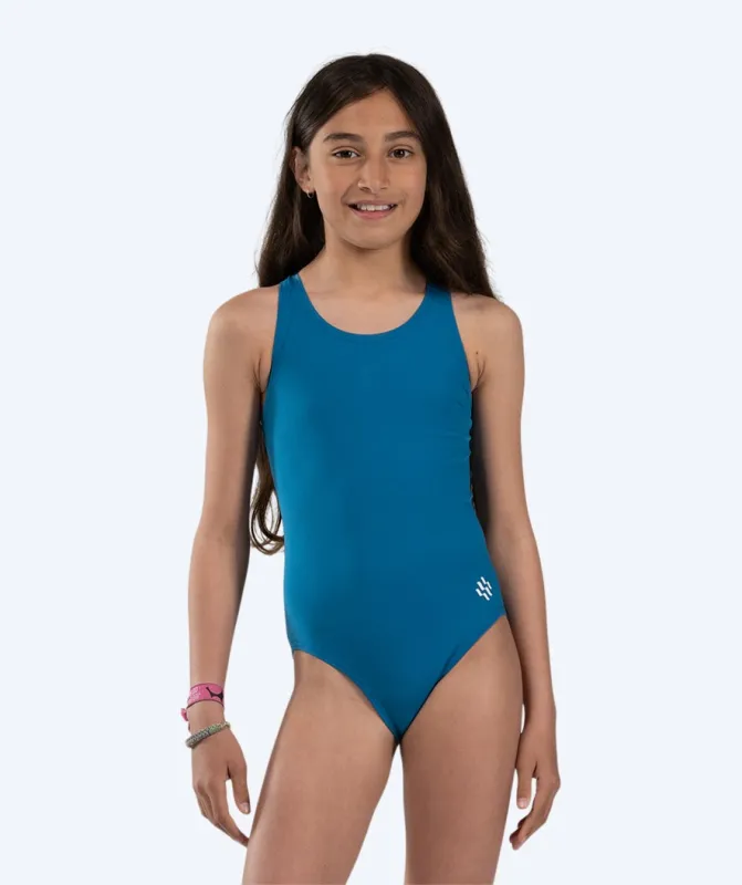 Watery badedragt til piger - Eco Poolparty - Nordic Blue