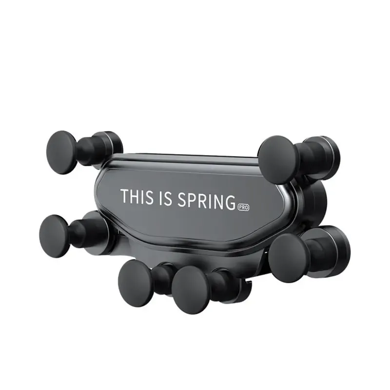 This Is Spring Universal Tyngdekraft Mobilholder til Luftkanalen. Sort.