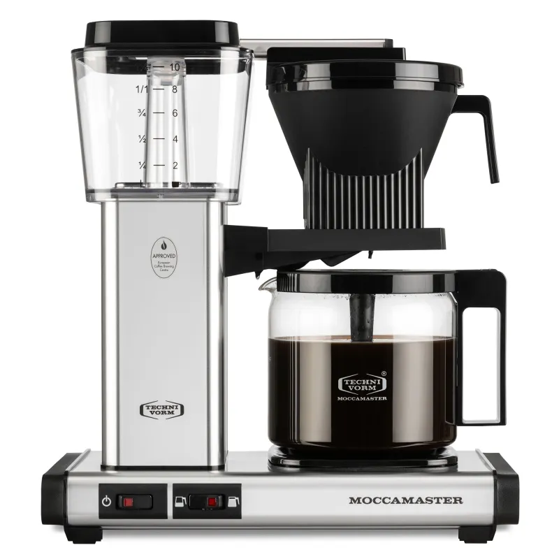 Moccamaster Optio kaffemaskine, sølv