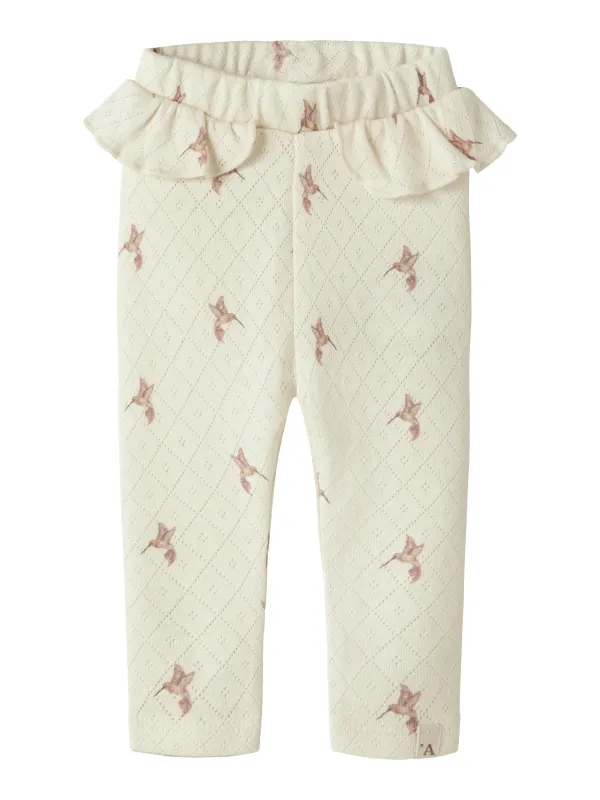 Lil Atelier Rachello - Sig Slim Leggings - Turtledove / Bird - 56 cm