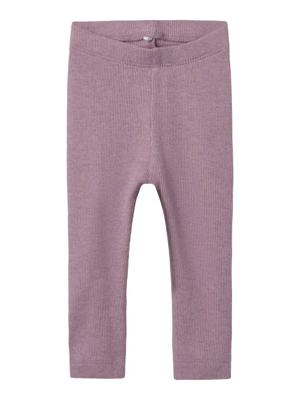 Name It Kab Leggings Noos - Elderberry Melange - 50 cm