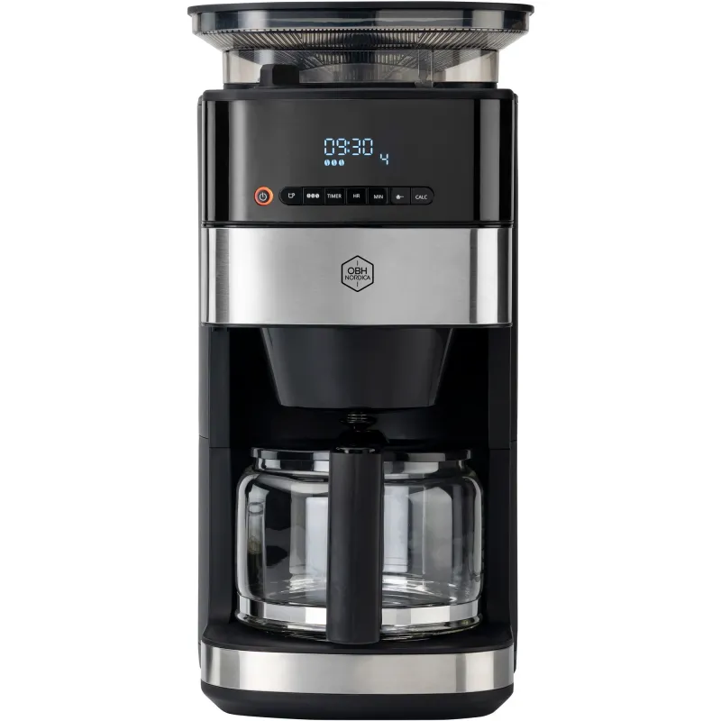 Obh nordica Grind Aroma kaffemaskine, 1,25 liter, sort