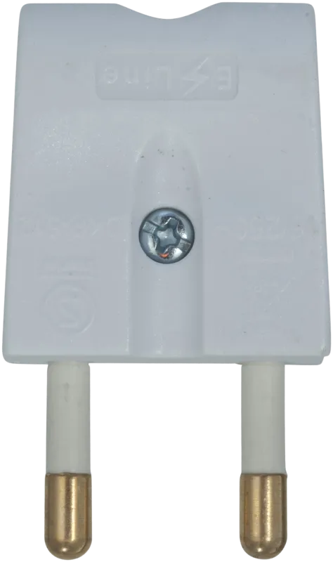 Stikprop flad E-line+hvid