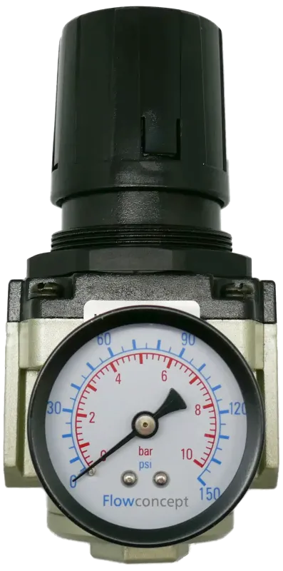 Flowconcept trykluftregulator 1/2" 0-10bar