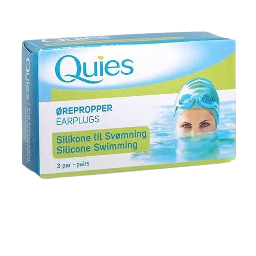 Quies Ørepropper Voksen - Vandtæt Silikone (3 par)