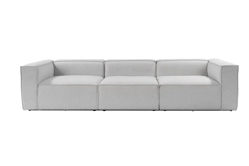 NORDVÄRK Fora 3 pers. sofa - lysegrå stof