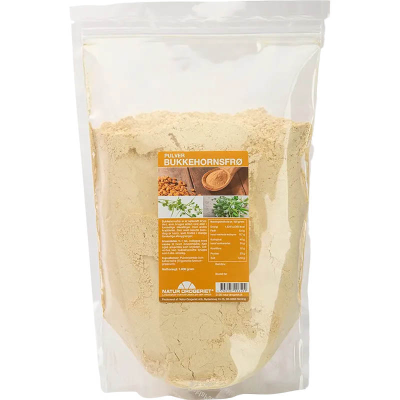 Natur Drogeriet Bukkehornsfrø Pulver (1000 gr)