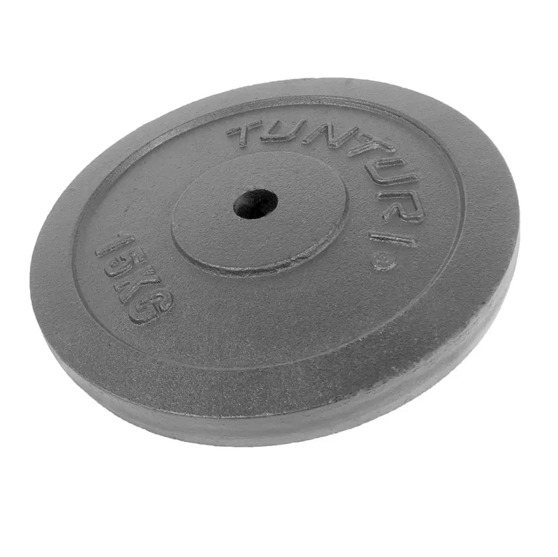 Tunturi Støbejern Ø30 Vægtskiver - 15 kg.