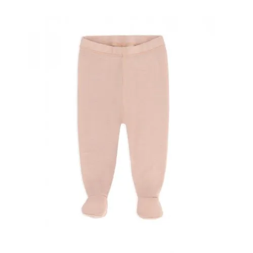 Retro Sparkebuks Med Fod Til Baby, I 100% Økologisk Merino Uld Rose Melange 62
