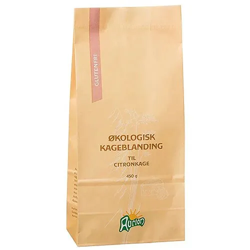 Aurion Citronkageblanding glutenfri Øko. - 450 gram