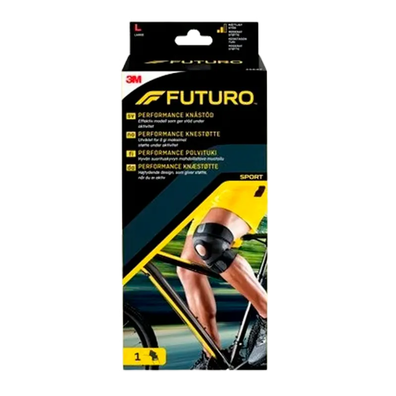Futuro Sport Knæstøtte M. Fugtkontrol Str. Large (1 stk)
