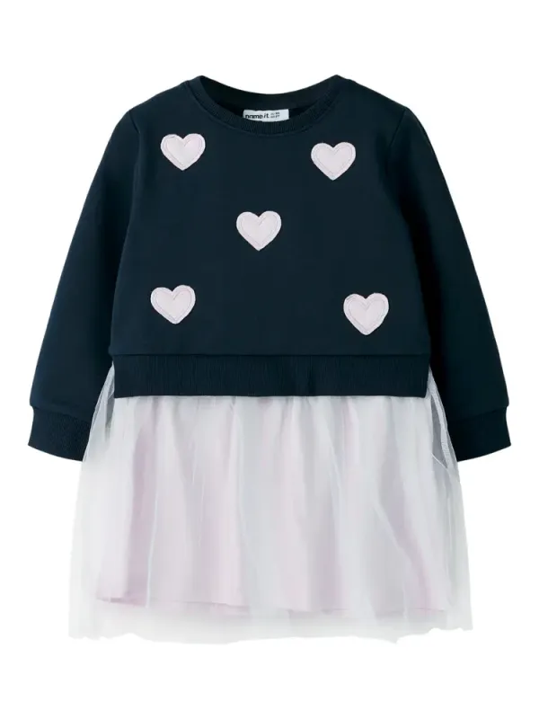 Bianja Sweat Kjole - Navy Blazer - 92