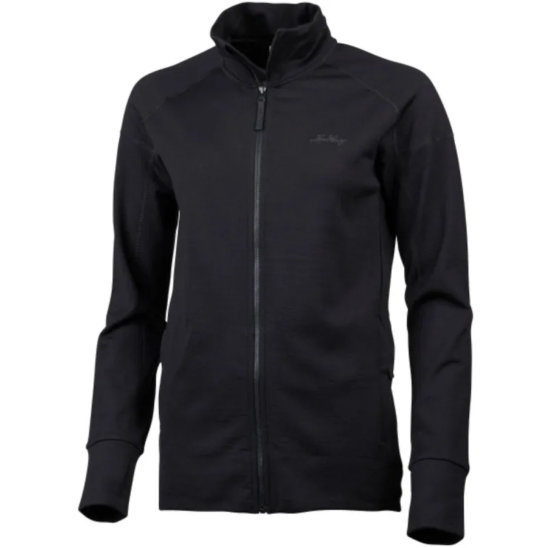 Lundhags Ullto Merino Ws Full Zip, mellemlag, dame, sort
