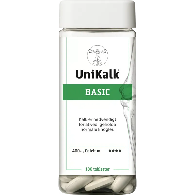 UniKalk Basic 400 mg Calcium (180 tabl)