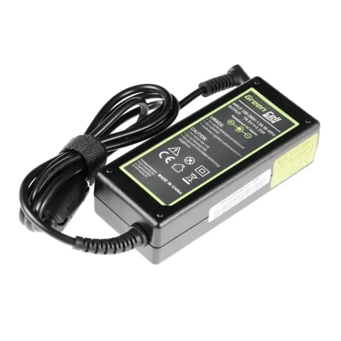 Green Cell PRO HP / Dell Oplader. 65W - 19.5V/3.33A (4.5x3.0 Blue-Tip).