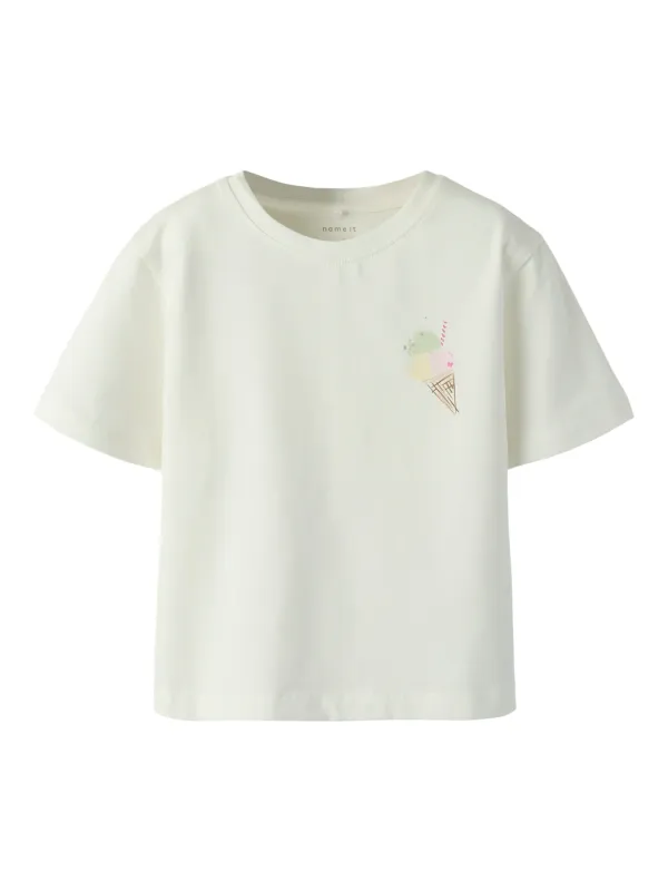 Name It Fairi SS Top - Cloud Dancer - 92 cm