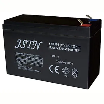 Batteri 12V-8 Ah til Ryom havesprøjte