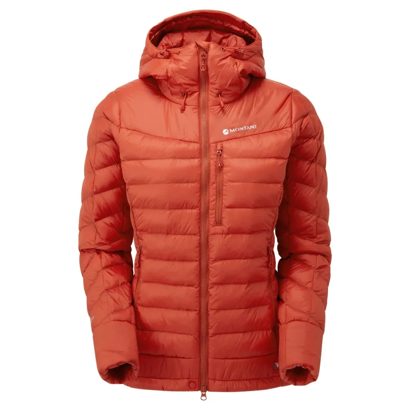 Montane Fem Ground Control Jacket, dunjakke, dame, rød