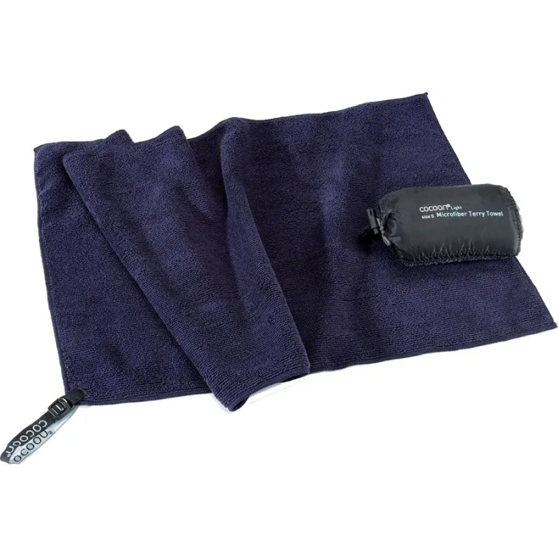Cocoon Terry Towel Light,60x30cm, Microfiber Håndklæde, dolphin blue