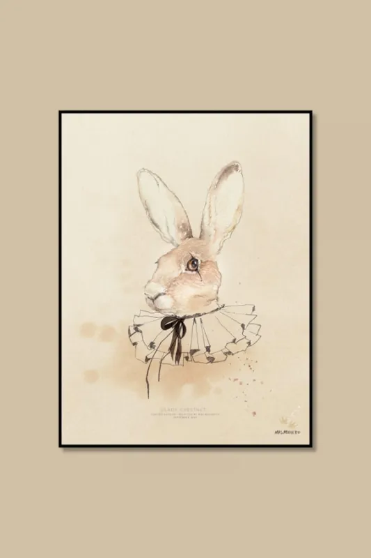 Lady Chestnut Plakat 30x40 cm - Mrs. Mighetto