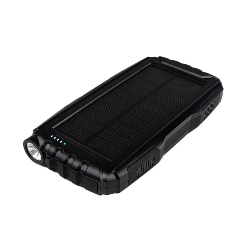 Powerbank med solceller - 20.000 mAh