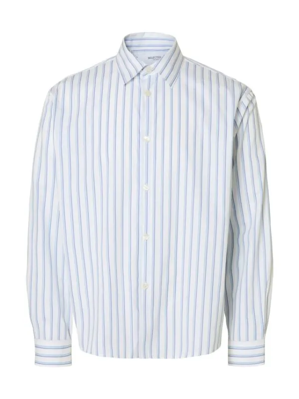 SLHRLXHENRI STRIPE LS SHIRT