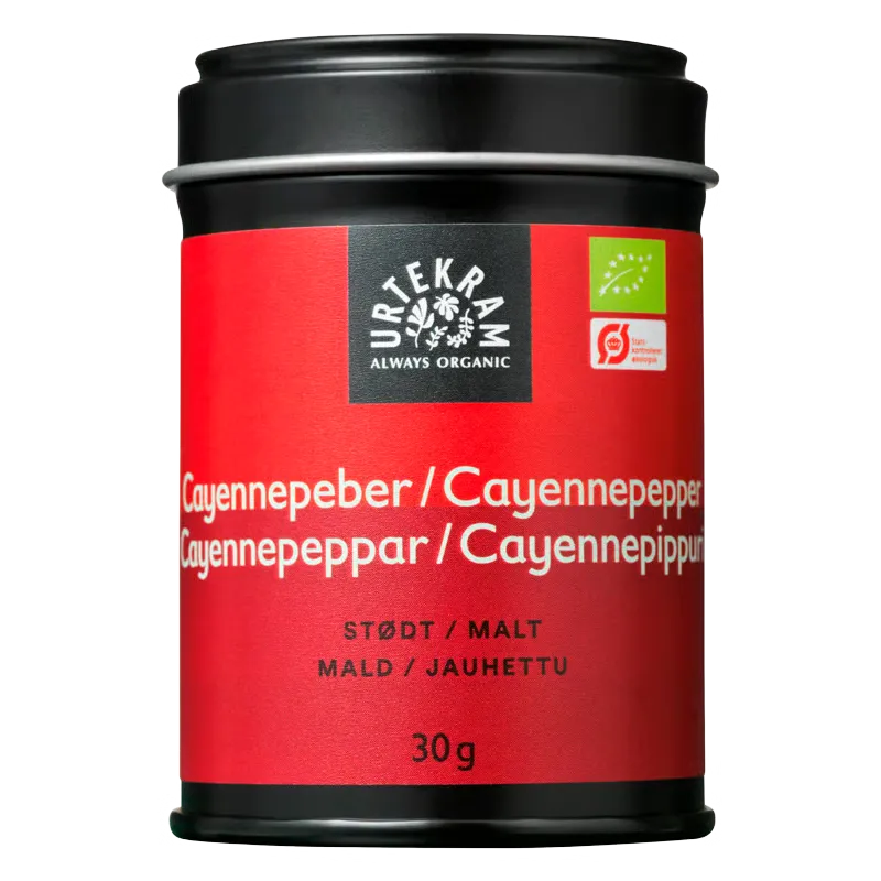 Urtekram Cayennepeber Ø (30 gr)
