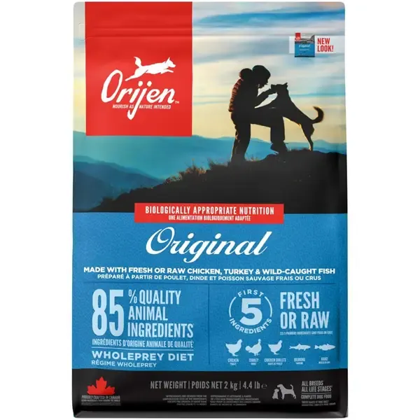Orijen Original med fjerkræ og fisk, 2 kg