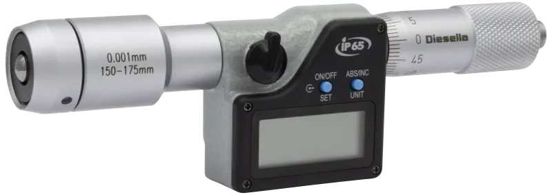 Digital indv. mikrometer 150-175×0,001mm m/forlng.