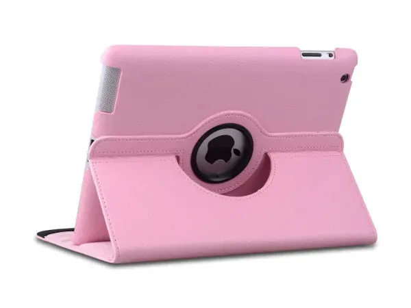 360° Roterende Cover Til iPad Air, iPad (2017) & (2018). Lyserød