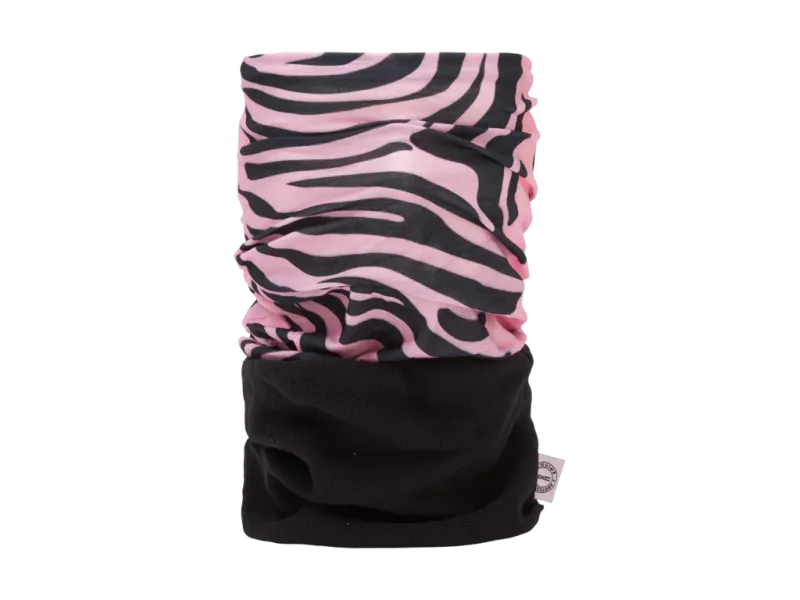 OXC - Halsedisse - 1 stk. pakke - Polyester med Fleece - One size - Pink Zebra Snug