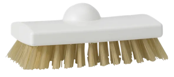Vikan Skurebørste - varmeresistente filamenter, 150 mm, Meget stiv, Hvid